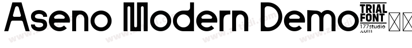Aseno Modern Demo字体转换